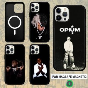 Rapper Ken Carson A Great Chaos iPhone phone case with wireless charging compatibility