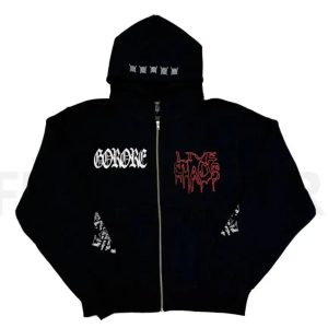 Ken Carson A Great Chaos Tour Actual Hate Hoodie – Thick Fleece, Velvet Cotton Pullover
