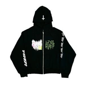 Ken Carson Actual Hate A Great Chaos Men’s Hoodie with thick velvet fleece cotton