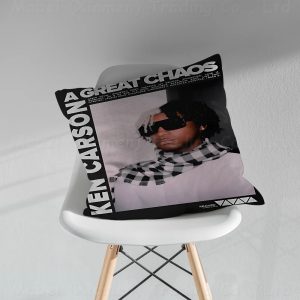 Ken Carson A Great Chaos decorative pillowcase printed cushion cover for fans