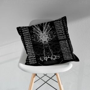 Ken Carson music cushion cover with A Great Chaos design