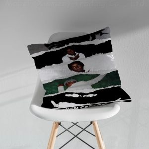 Minimalist Ken Carson A Great Chaos album cushion cover for music fans