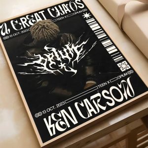 Ken Carson Rapper Poster Sticker – Music Wall Decor