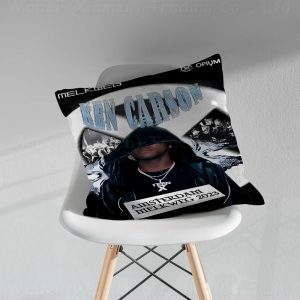 Throw pillow cover with Ken Carson A Great Chaos art