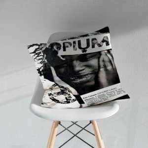 Rap album printed cushion cover Ken Carson decor