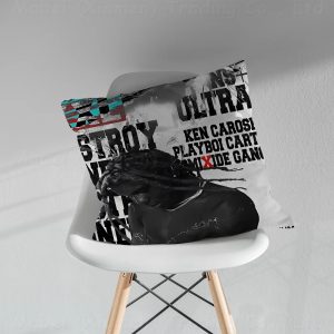 Ken Carson A Great Chaos pillowcase with printed album artwork